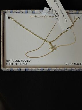 Olivia and Jackseed 18KT Gold Plated Starfish Bracelet - GoldAnklet